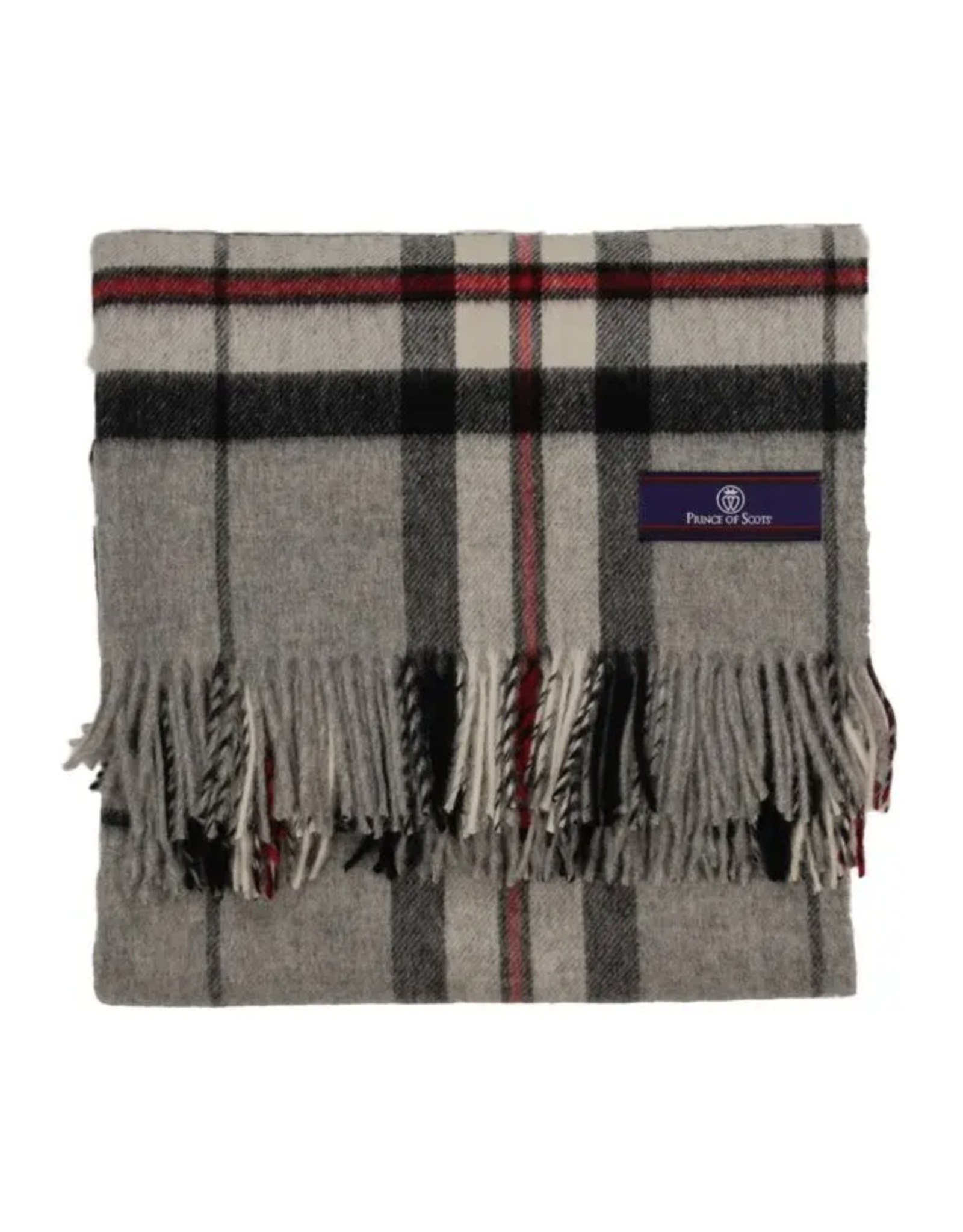 Highland Tartan Tweed Throw - Grey Thompson *
