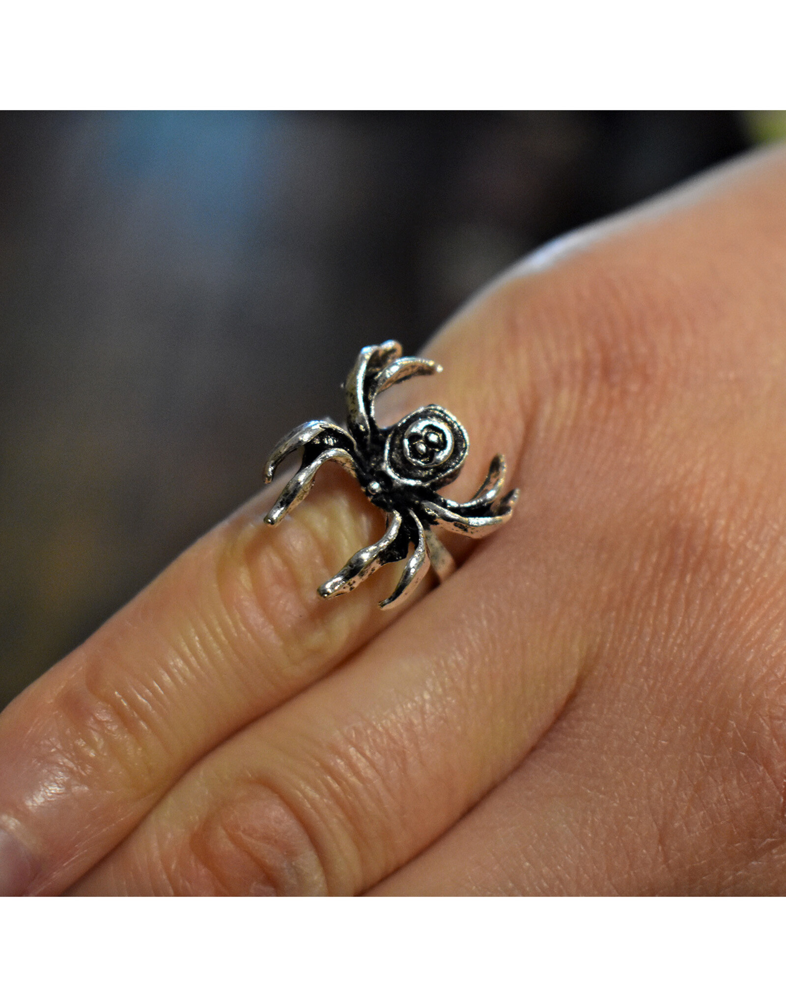 Spider Ring - Silver (Size 6)