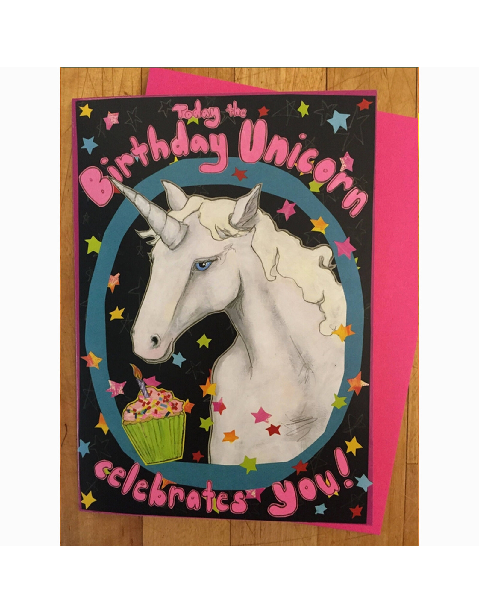 Celebration Unicorn Birthday Greeting Card
