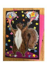 Magical Squirrel Greeting Card