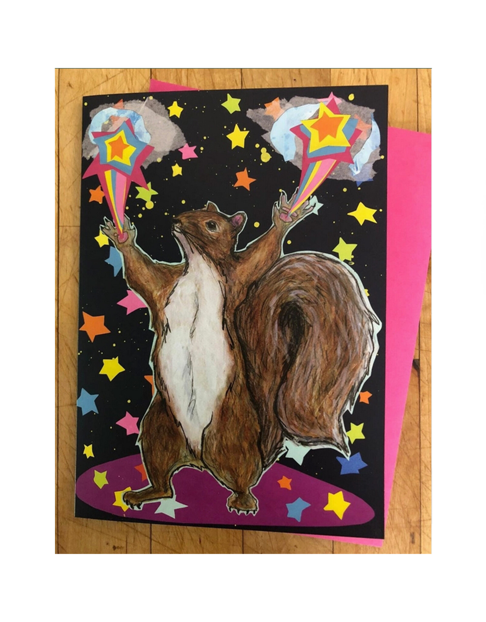Magical Squirrel Greeting Card