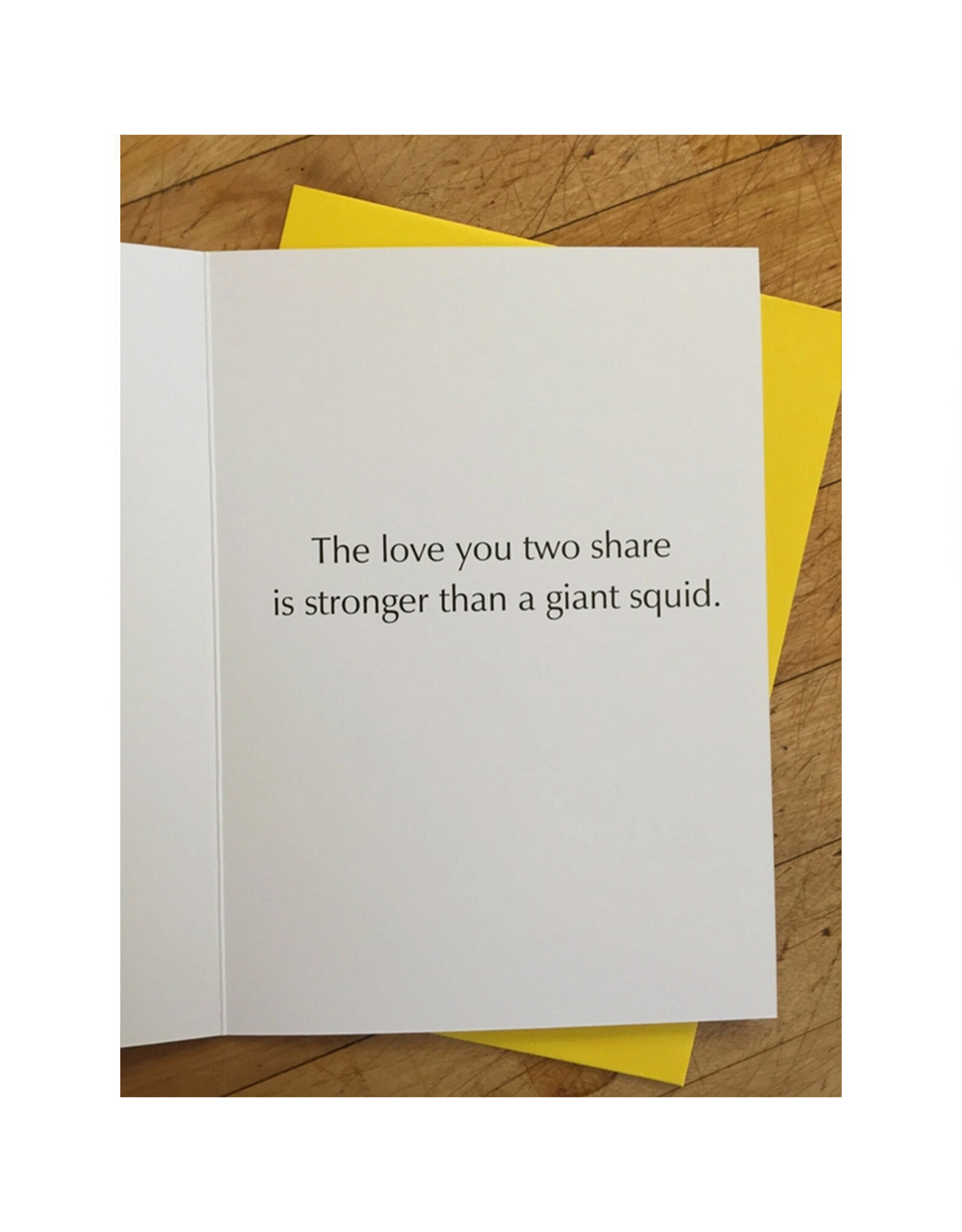 Happy Anniversary Squid Greeting Card