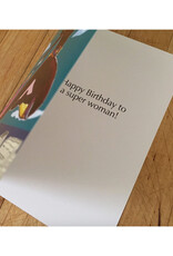 Passage of Time Superwoman Greeting Card