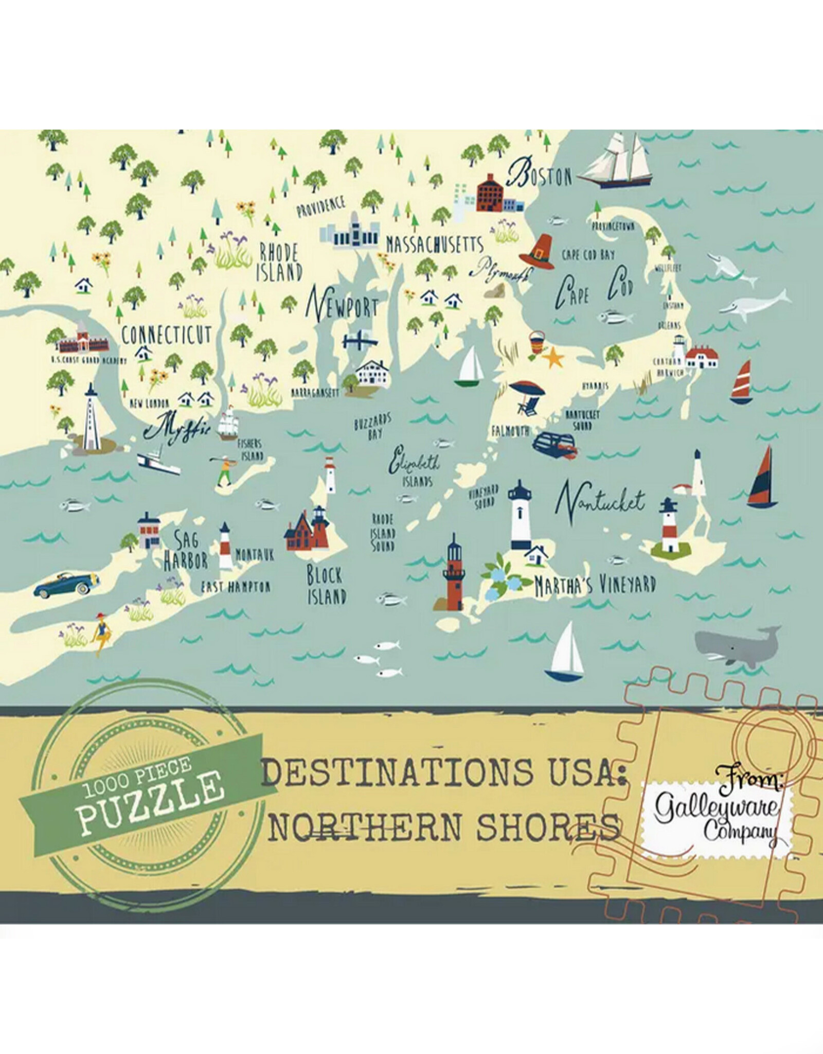 Northern Shores (1000 Piece) Galleyware Puzzle