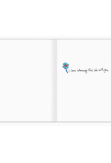 Happy Anniversary Bluebirds Greeting Card