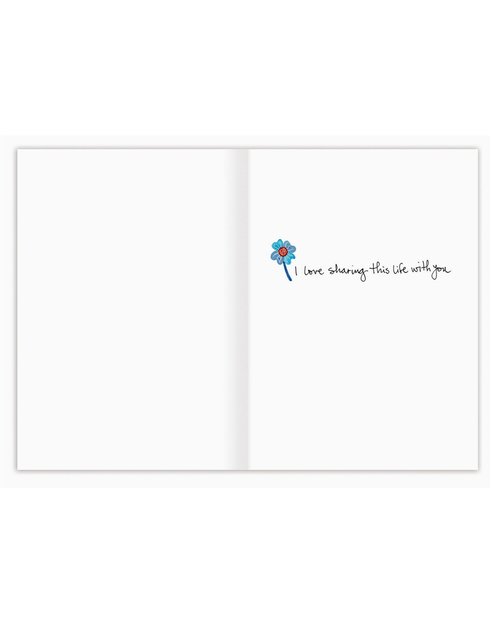 Happy Anniversary Bluebirds Greeting Card