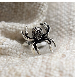 Silver Spider Ring