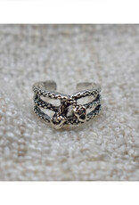 Dual Snakes Ring - Silver