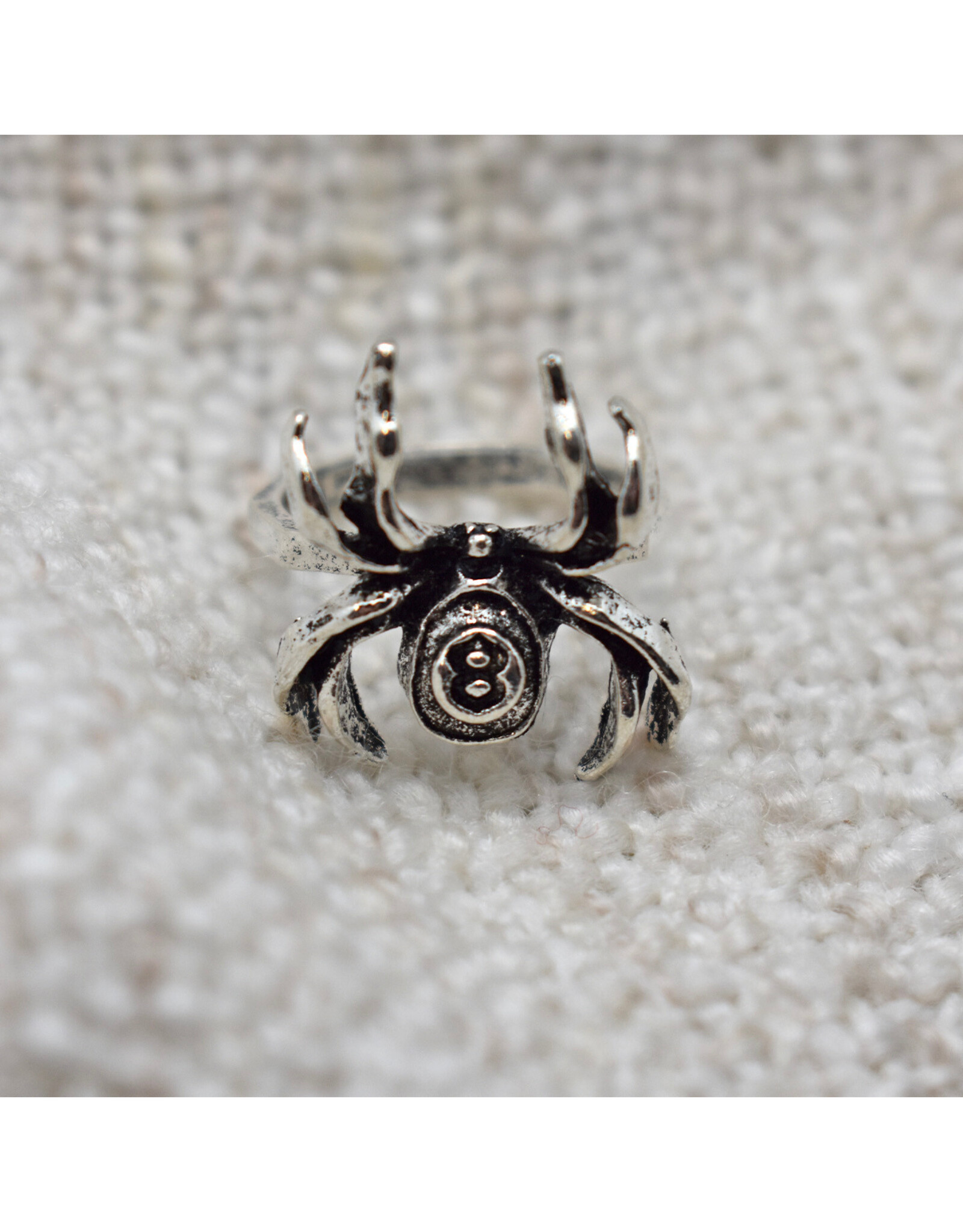 Silver Spider Ring
