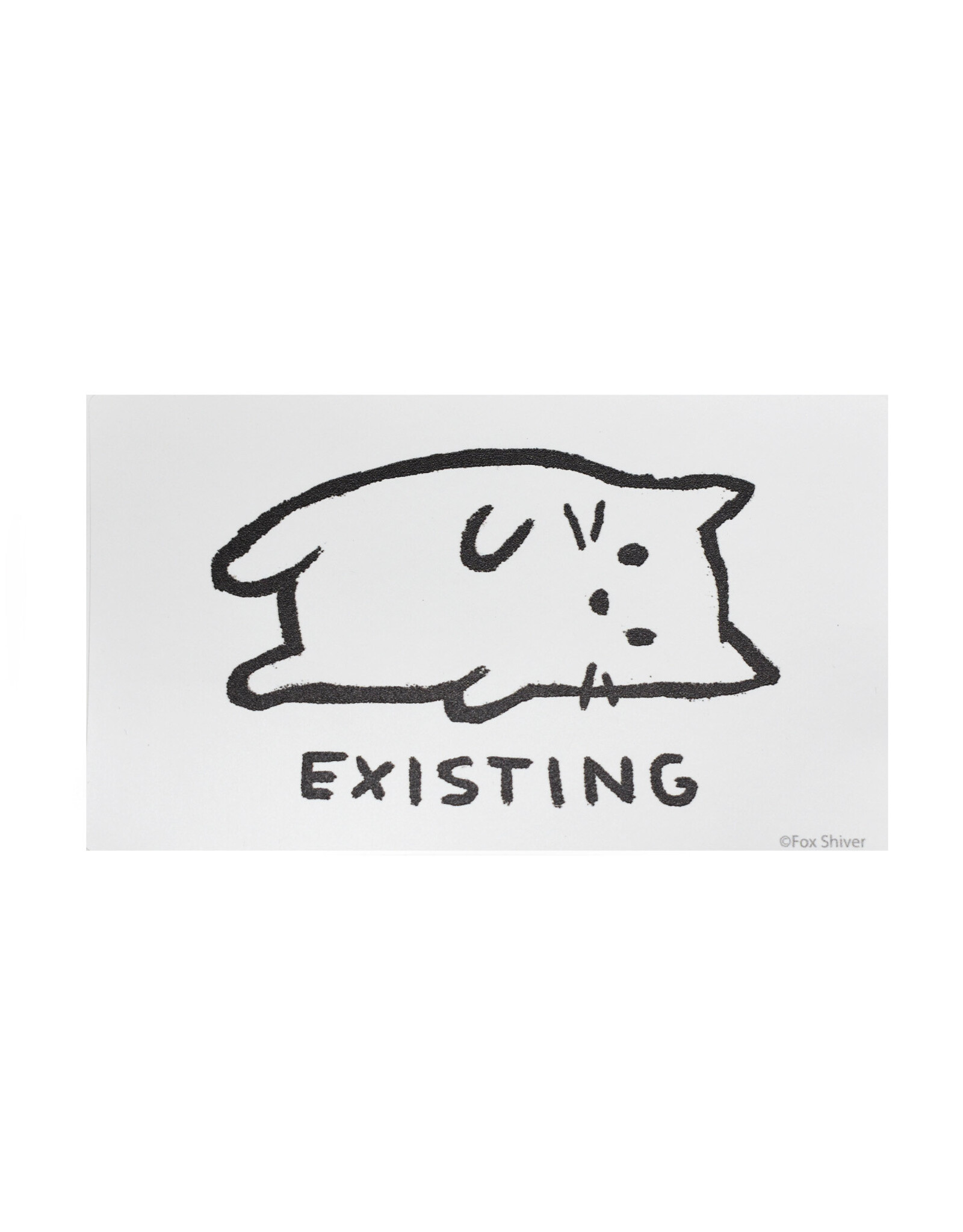 Existing Cat Bumper Sticker