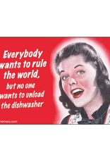 Rule the World, Unload the Dishwasher Magnet