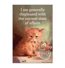 Generally Displeased With the Current State of Affairs Magnet