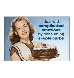 Complicated Emotions Simple Carbs Magnet