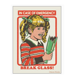 In Case of Emergency Break Glass Magnet