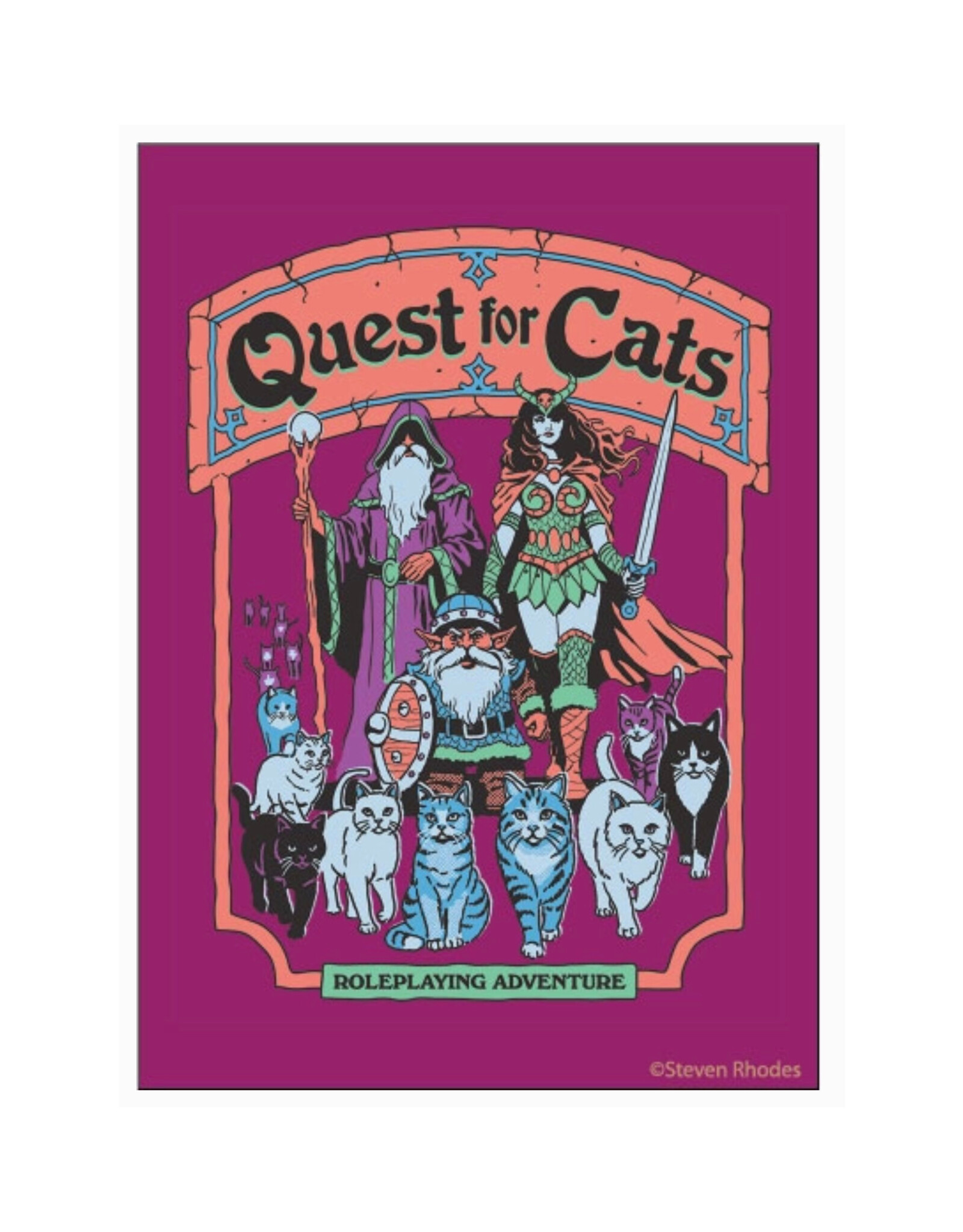 Quest For Cats Magnet