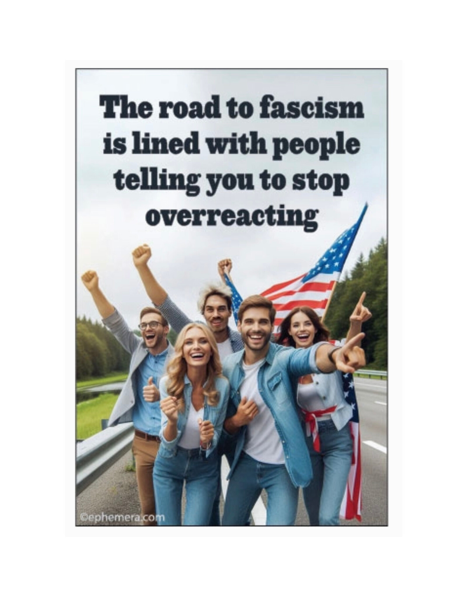 Road to Fascism Magnet