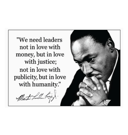 In Love With Justice and Humanity MLK Magnet