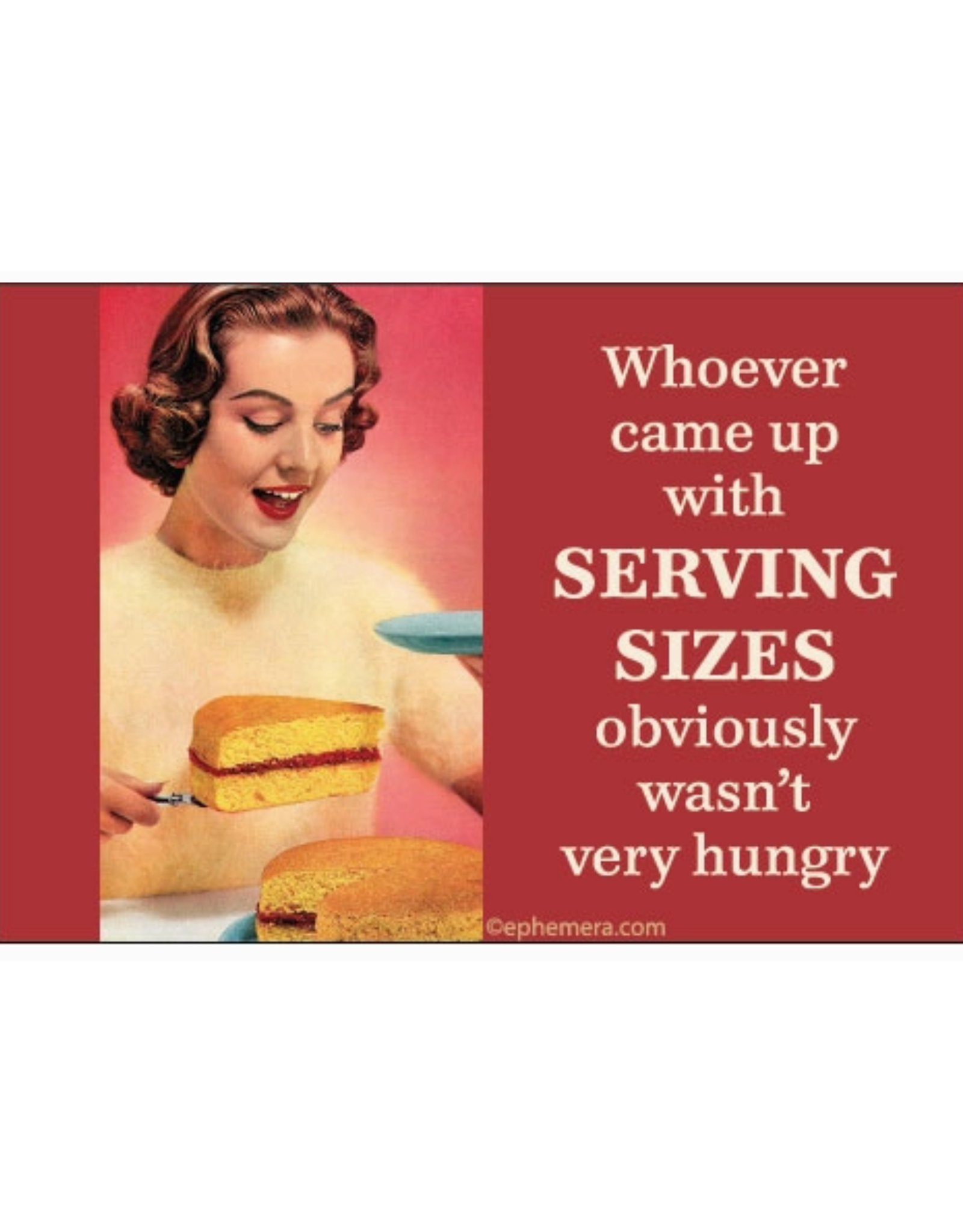Serving Sizes Magnet