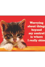 Worrying About Things Beyond My Control Magnet