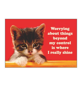 Worrying About Things Beyond My Control Magnet