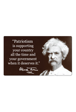 Patriotism Mark Twain Sticker