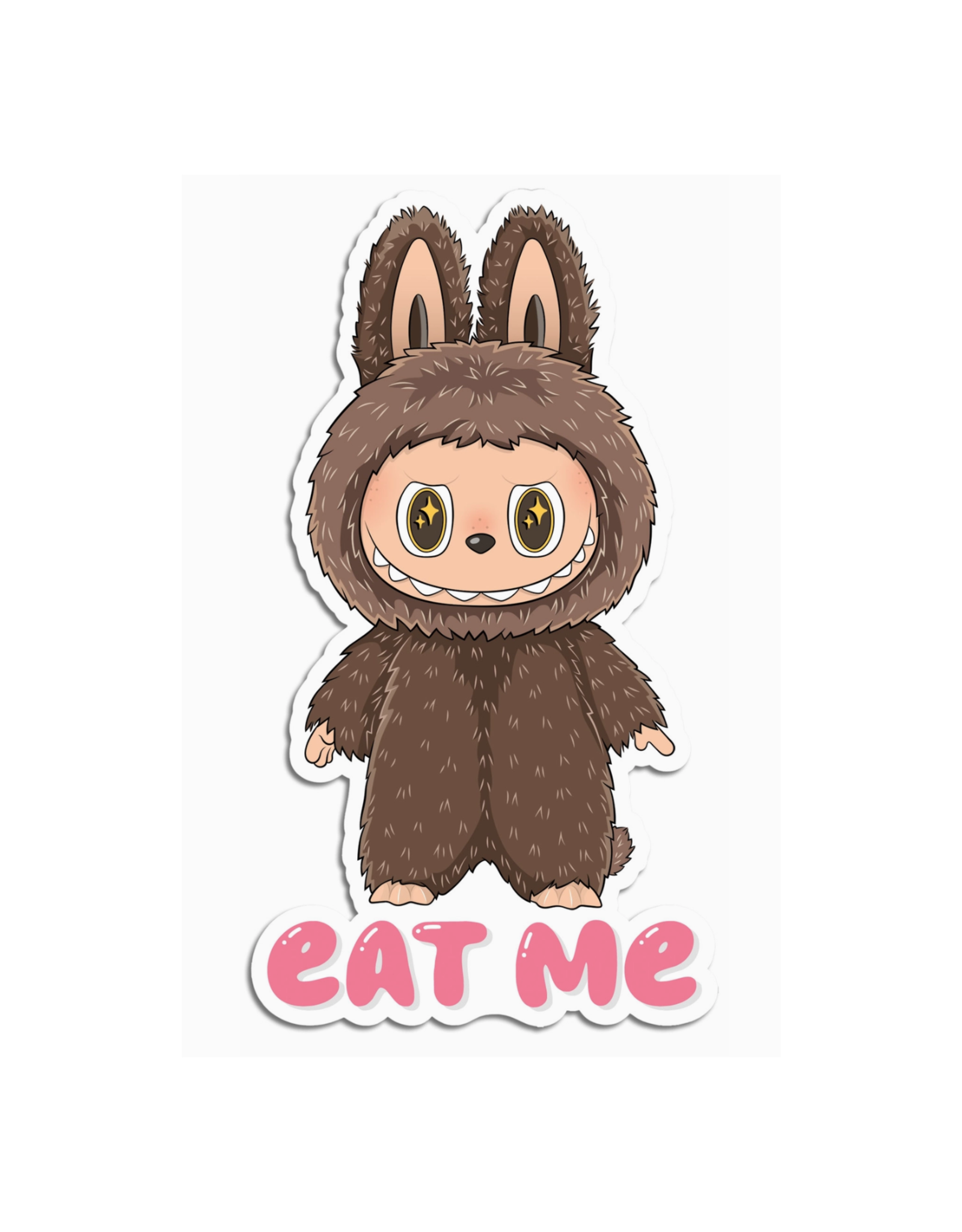 Labubu eat Me Sticker