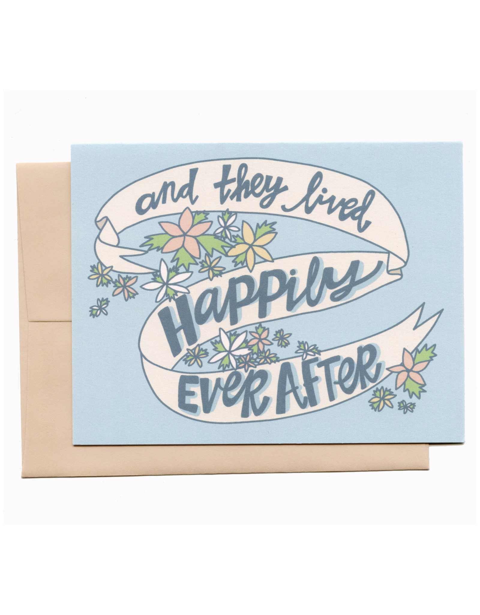 Happily Ever After Banner Greeting Card