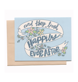Happily Ever After Banner Greeting Card
