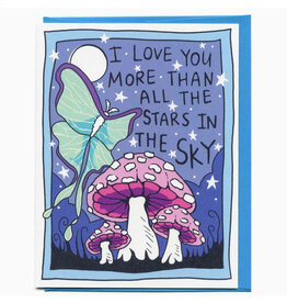 Love You More Than Stars In Sky Greeting Card