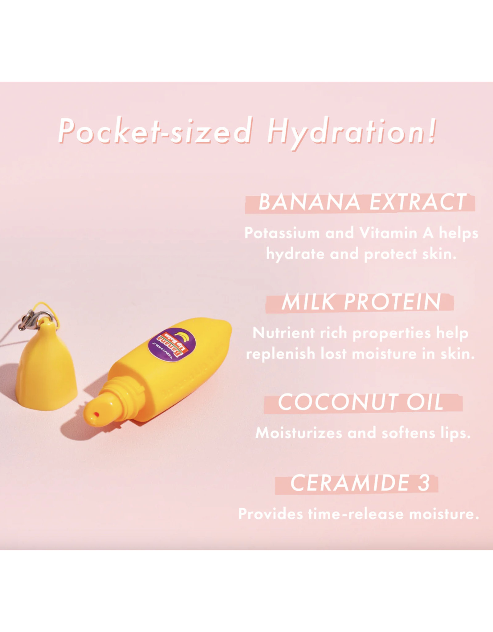 Banana Keychain Lip Balm