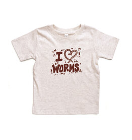 I Love Worms Toddler T-Shirt