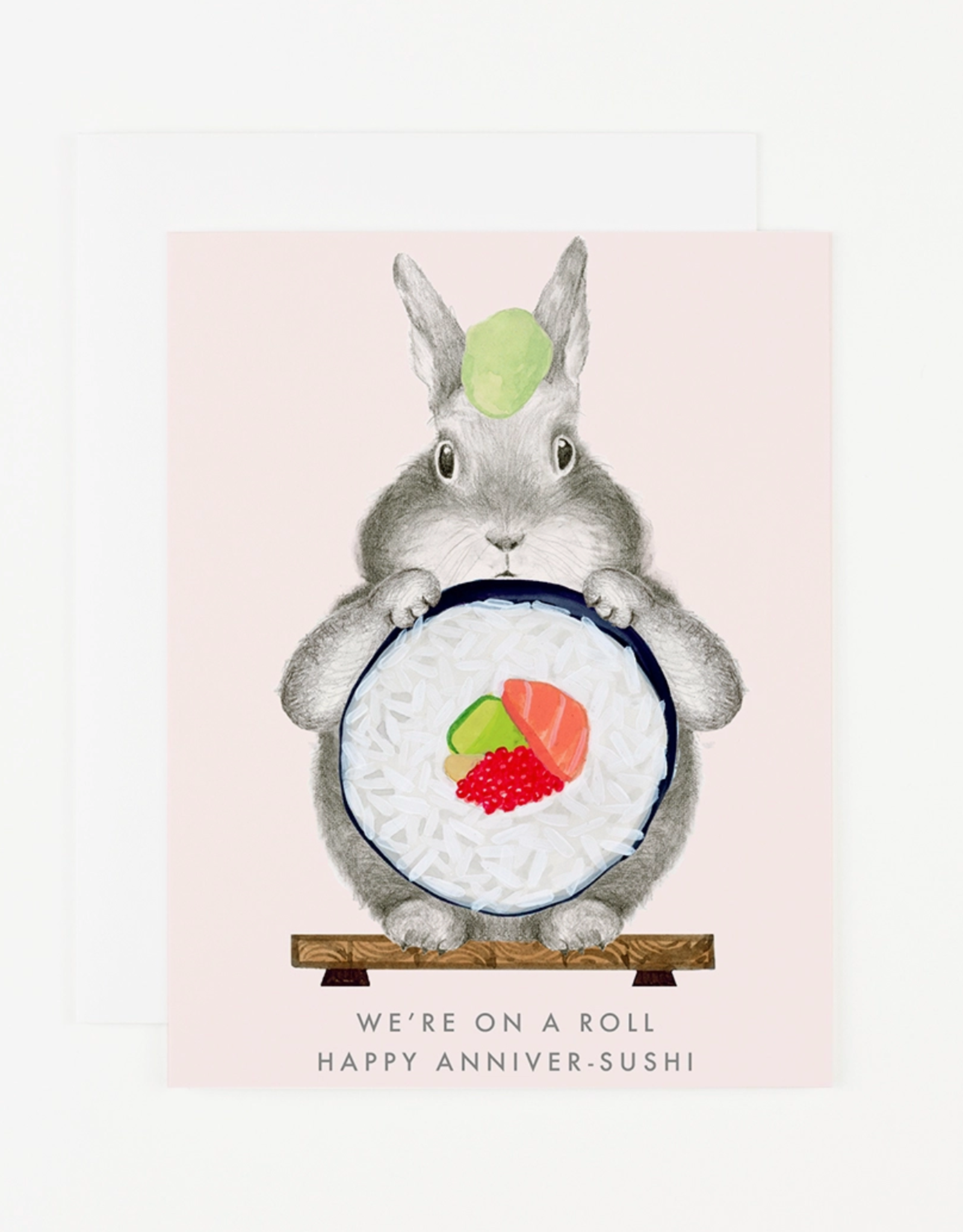 We're On a Roll! Happy Anniver-sushi Greeting Card