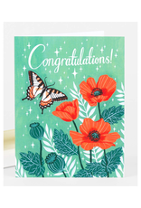 Congratulations Butterfly Greeting Card