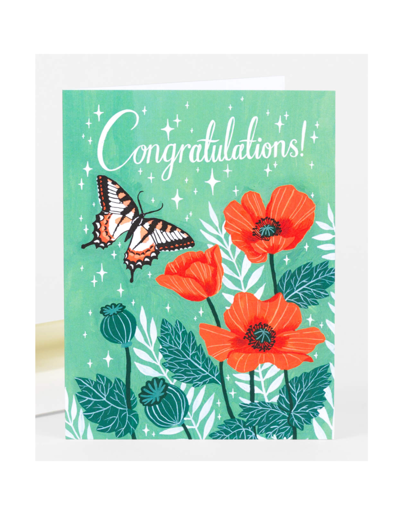 Congratulations Butterfly Greeting Card