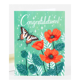 Congratulations Butterfly Greeting Card