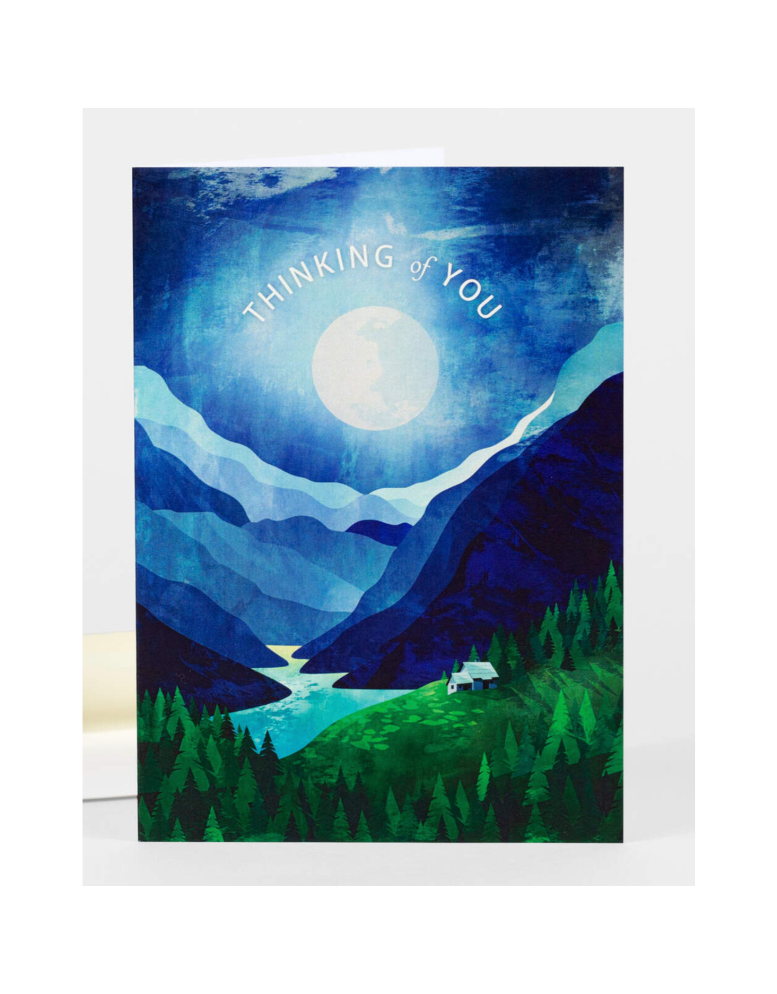 Thinking Of You Mountain Greeting Card