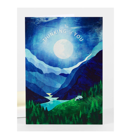Thinking Of You Mountain Greeting Card