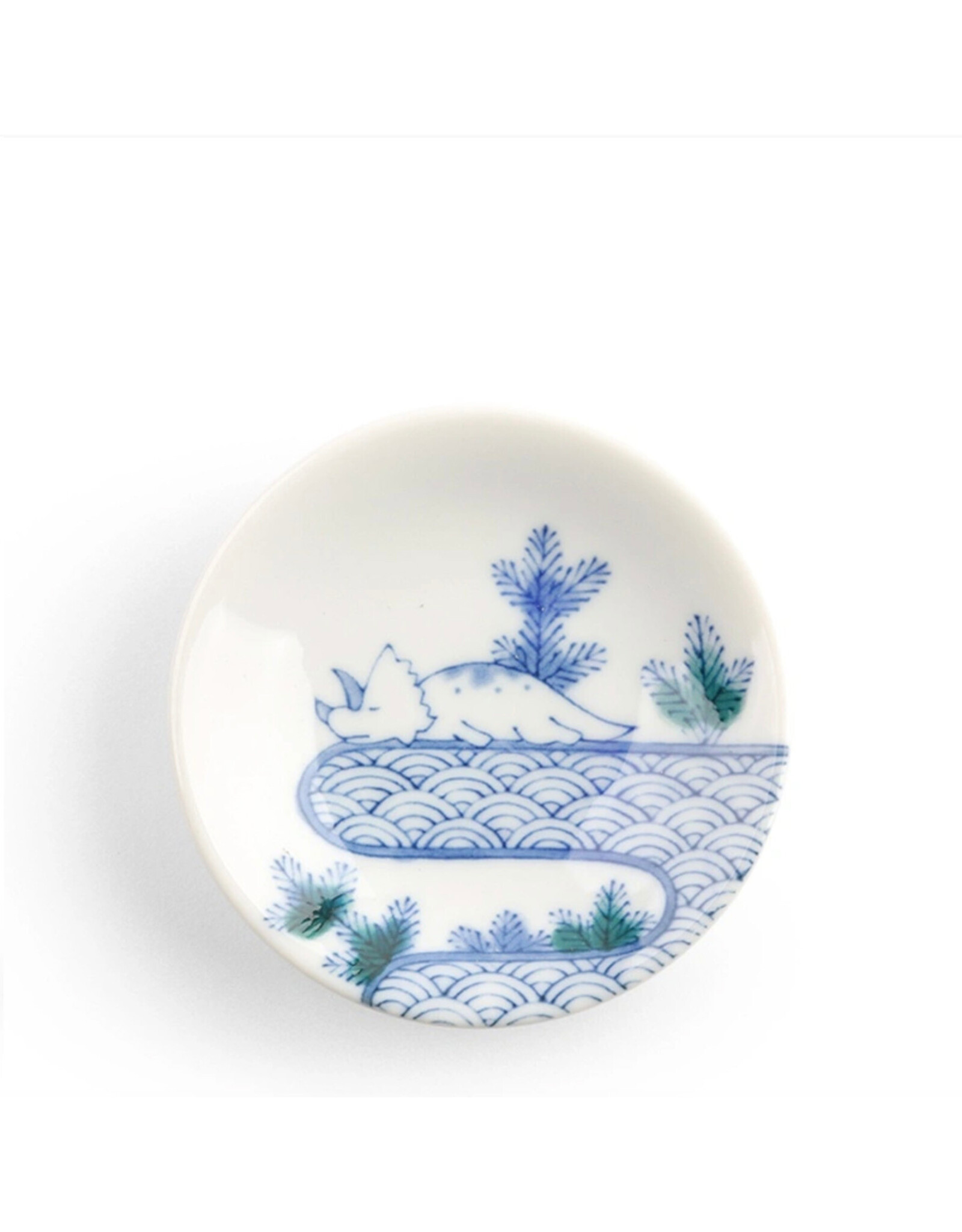 Imari-Style Dino Plate - Seika