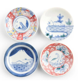 Imari-Style Dino Plate (Set of 4)