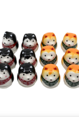 Roly Poly Shiba Inu Figurine (Assorted)