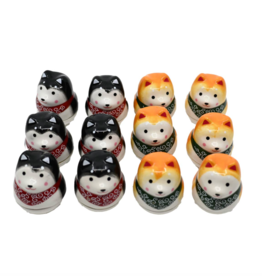 Roly Poly Shiba Inu Figurine (Assorted)