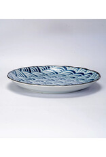Nami Waves Dinner Plate 9.75"