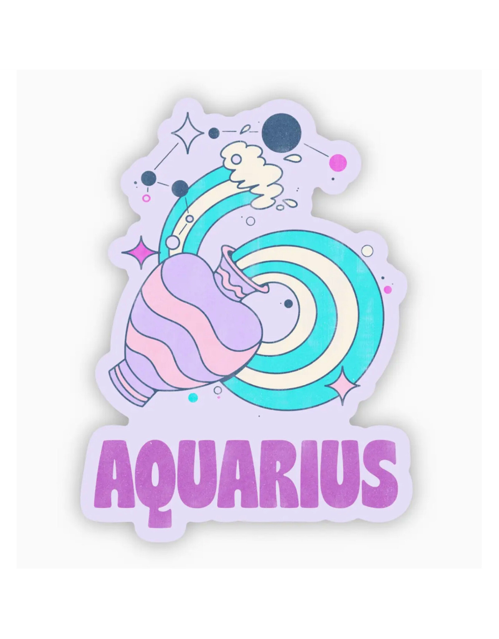Aquarius Water Jug Sticker