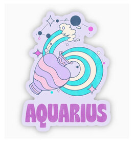 Aquarius Water Jug Sticker