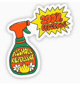 Asshole Repellent Sticker