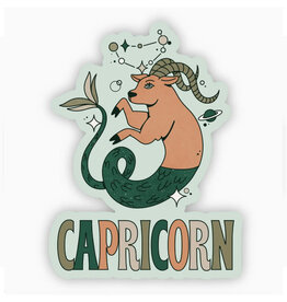 Capricorn Mer-Ram Sticker