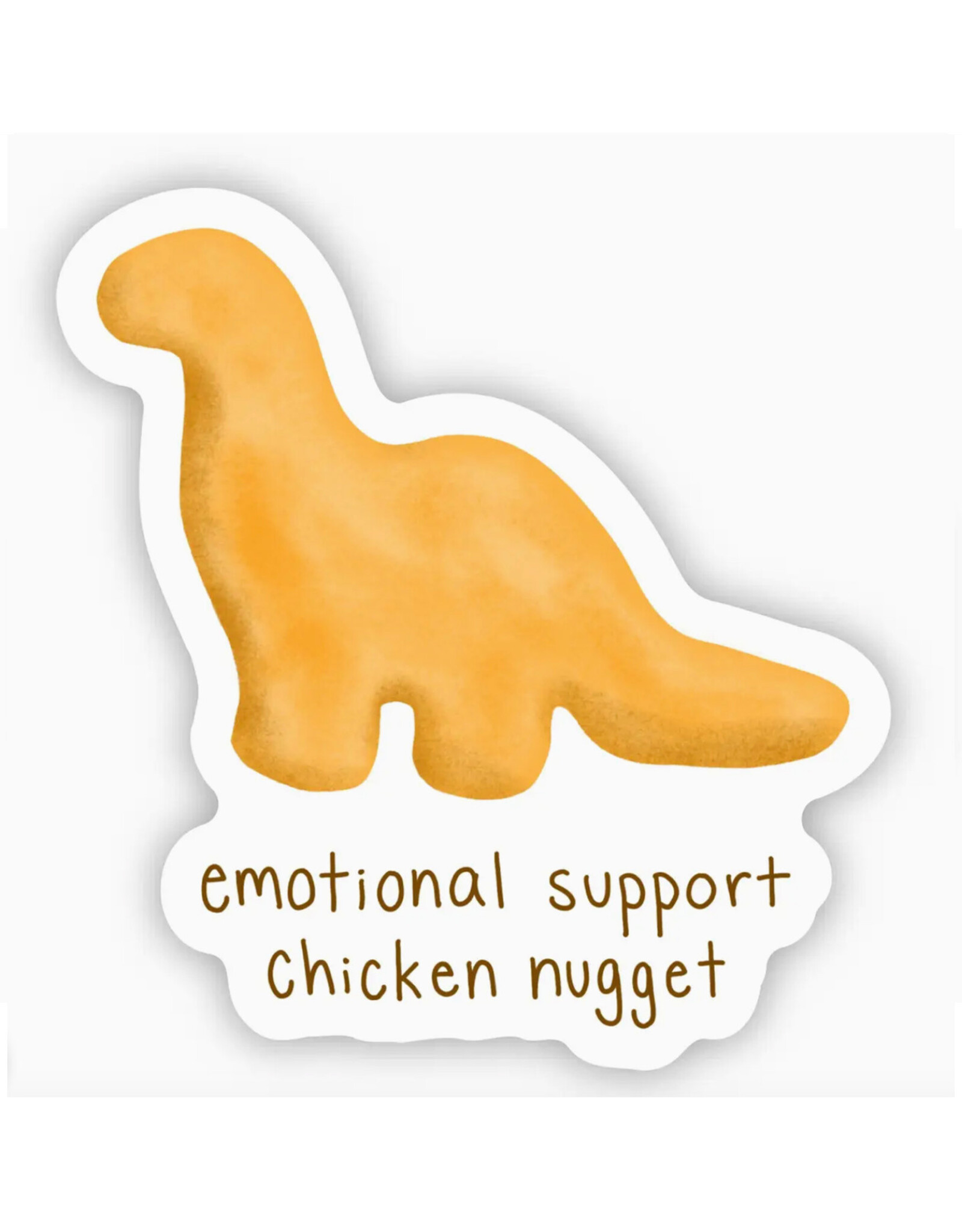 Emotional Support Chicken Nugget Sticker