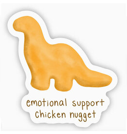 Emotional Support Chicken Nugget Sticker