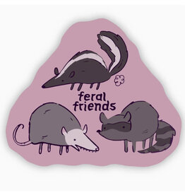 Feral Friends Sticker