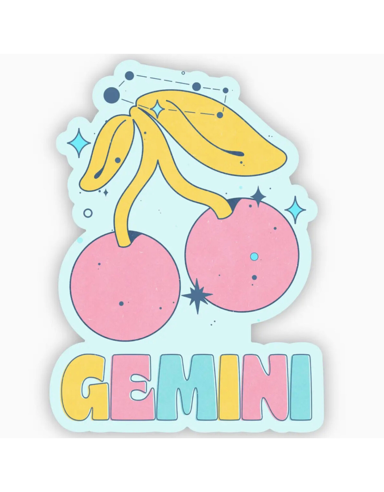 Gemini Cherries Sticker